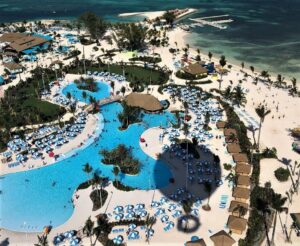 coco cay from above